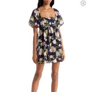 Chelsea 28 Floral Puff Sleeve dress